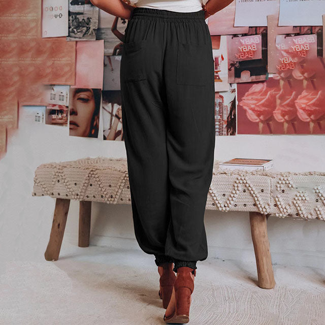 Kaeli – Pantalons Élegants à Cordon