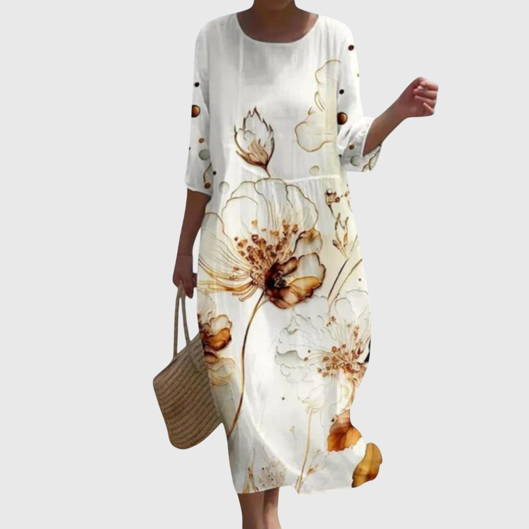 Hayley™ | Robe Maxi Florale Élégante