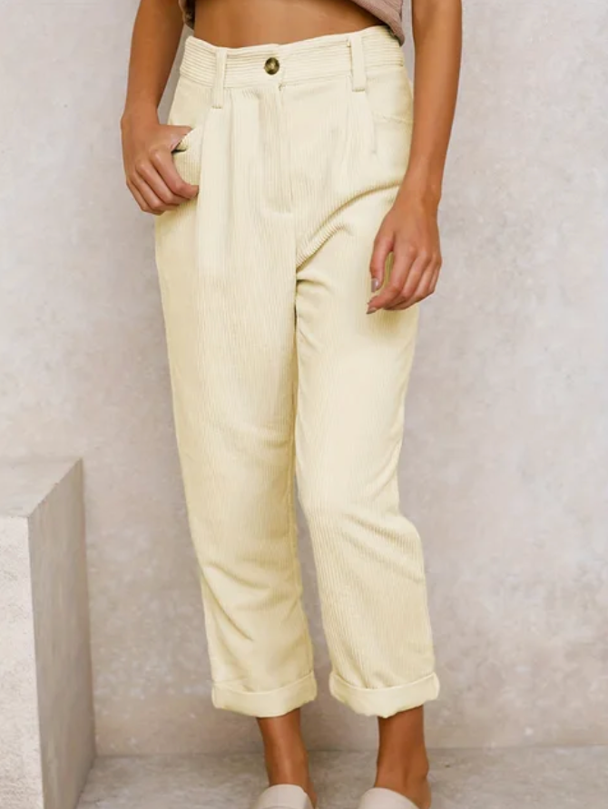 Cassidy - Pantalon Décontracté Intemporel